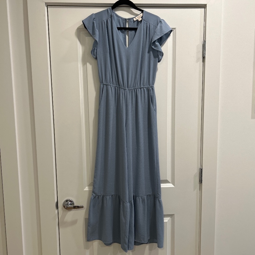Robin egg Blue Jumpsuit Monteau Los Angeles
